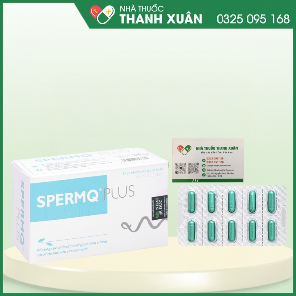 SPERMQ PLUS Giúp tăng số lượng và chất lượng tinh trùng